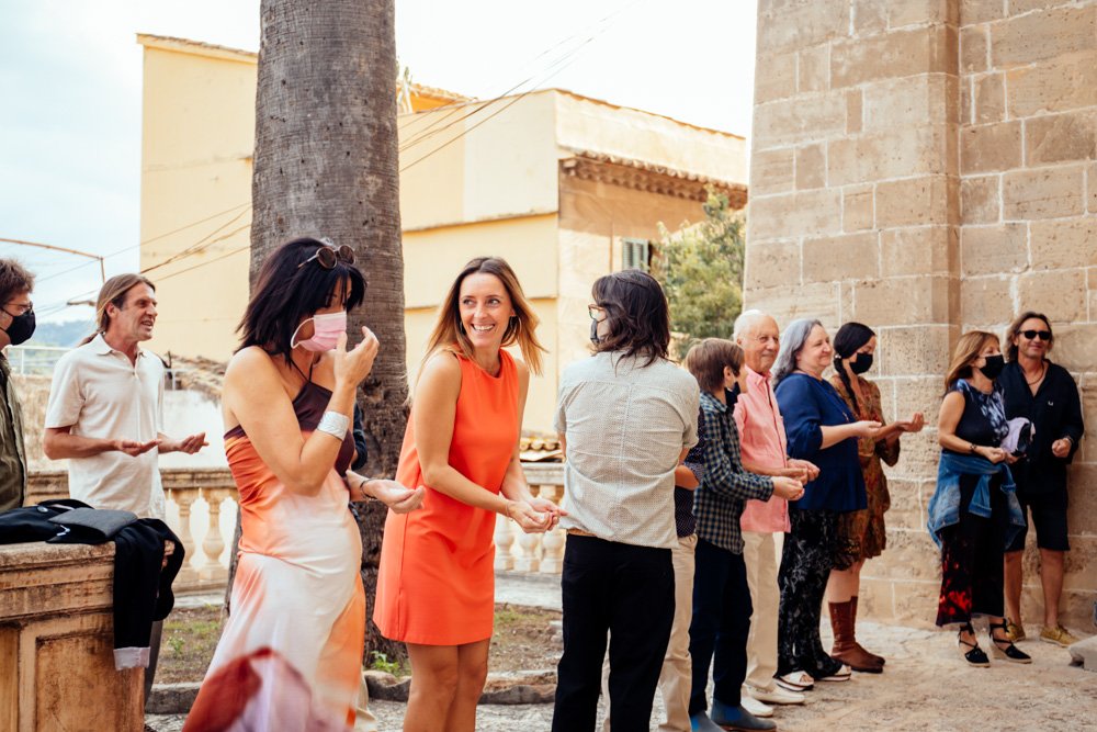 amigos covid boda