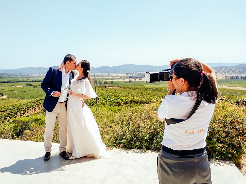 fotografo de boda en accion