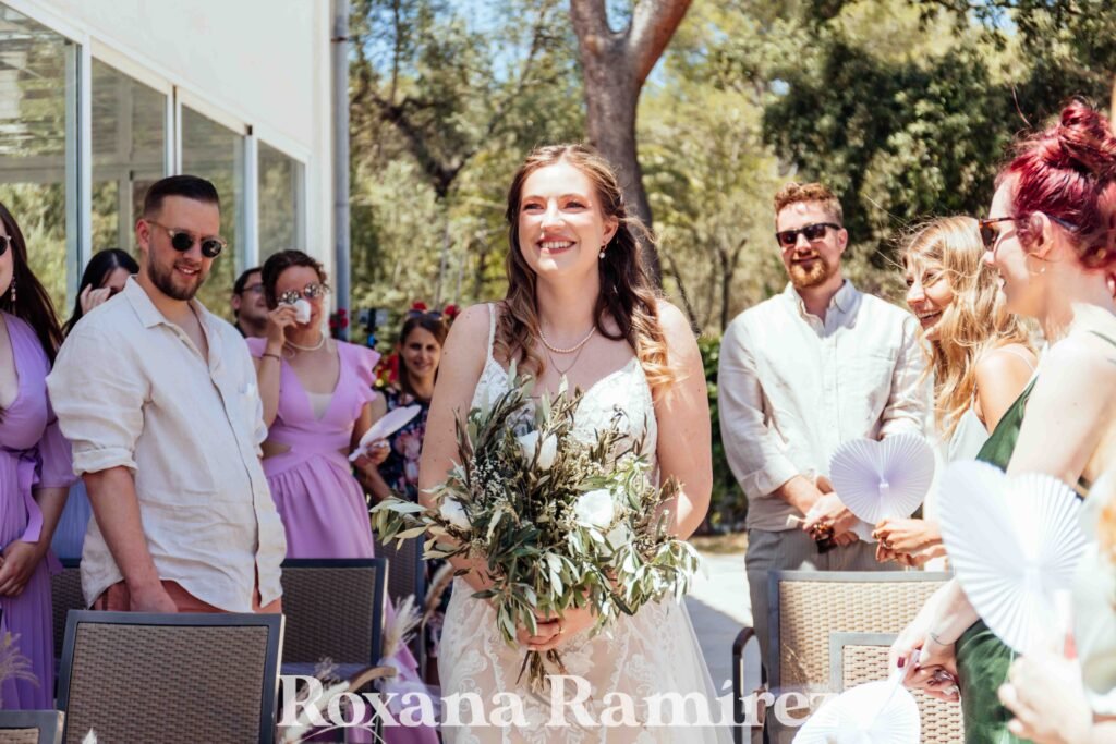 tears of happines in the wedding day