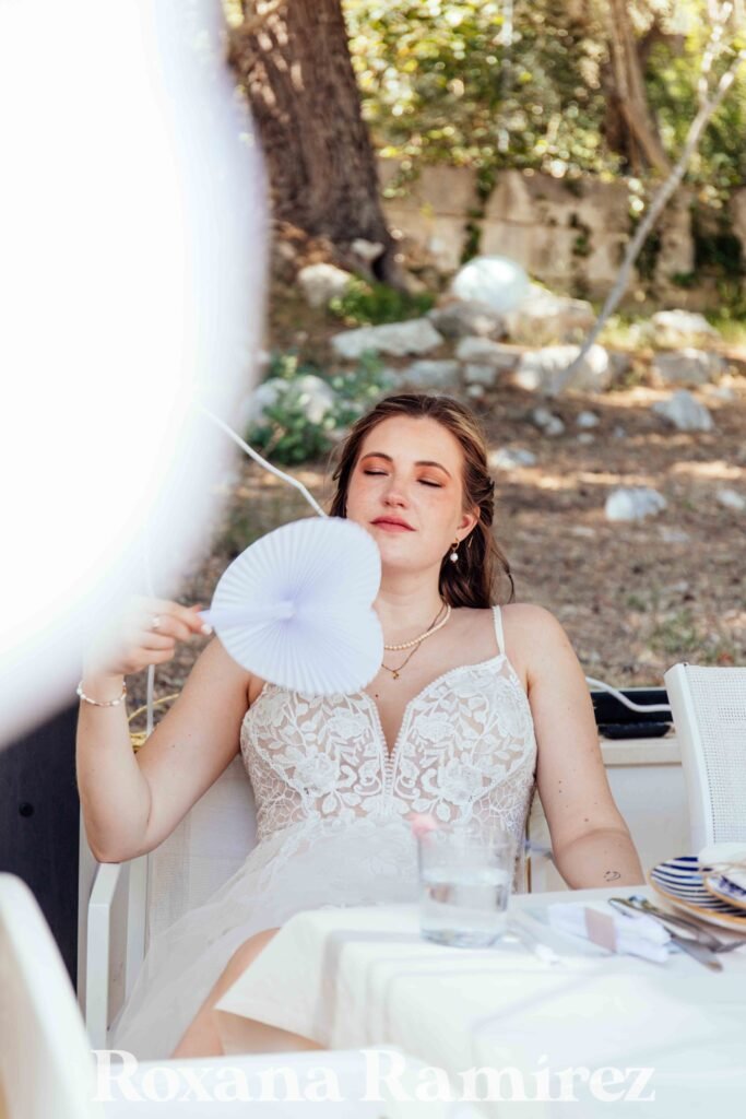 bride , dress mallorca